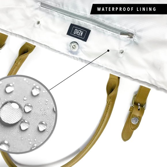 KEHO "Beach Vibes" Large Beach Bag/Tote (Pink) - Picture 6 of 9